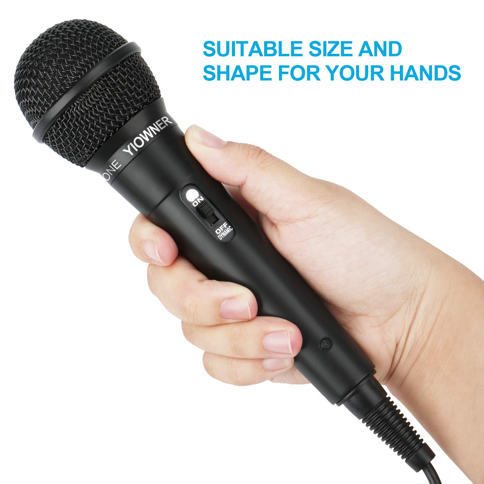 Wired Microphone, Karaoke Handheld Microphone for Singing, Mic Karaoke with 2…