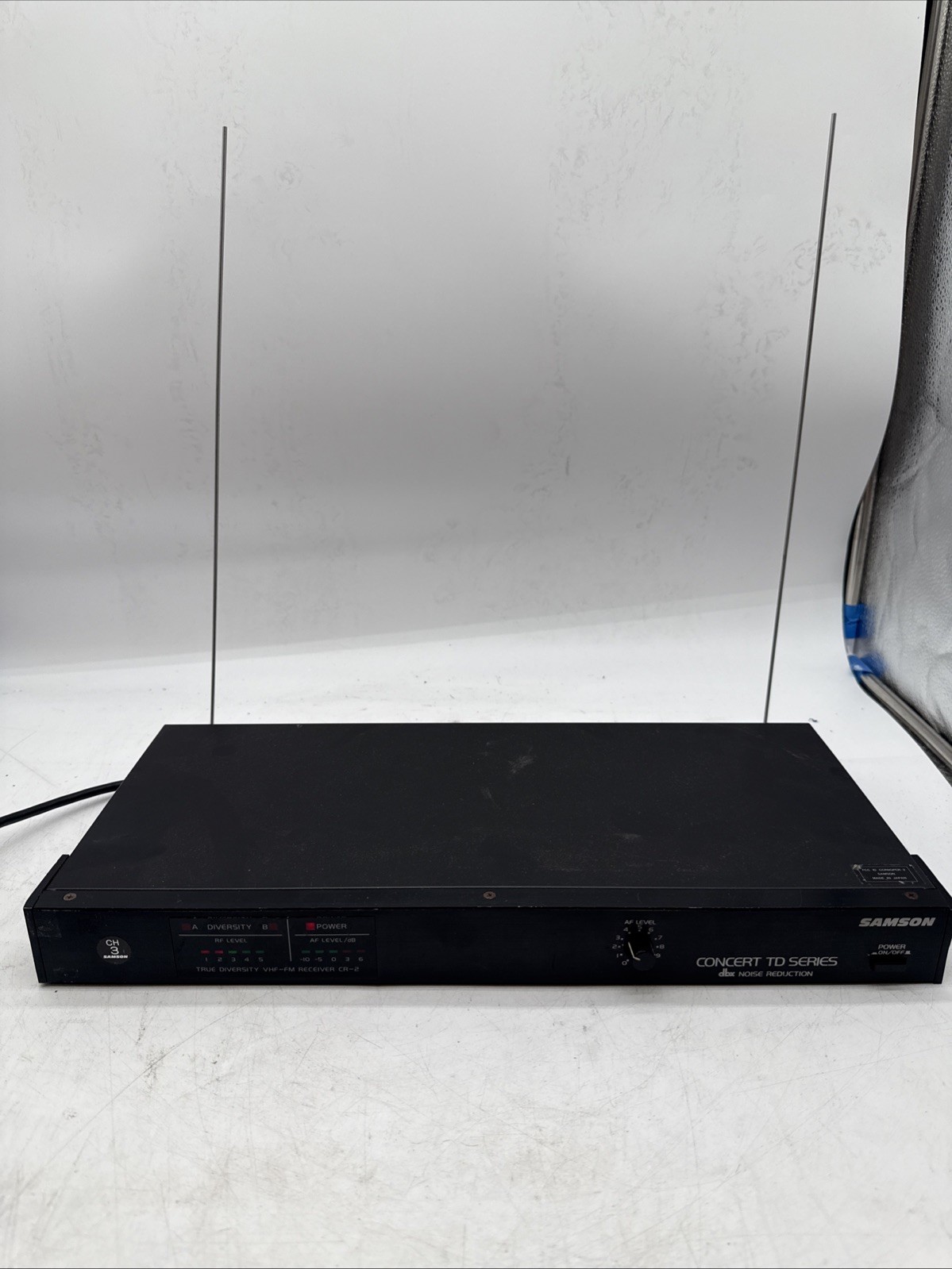 Samson Concert TD Series CR-2 True Diversity VHF Wireless Receiver