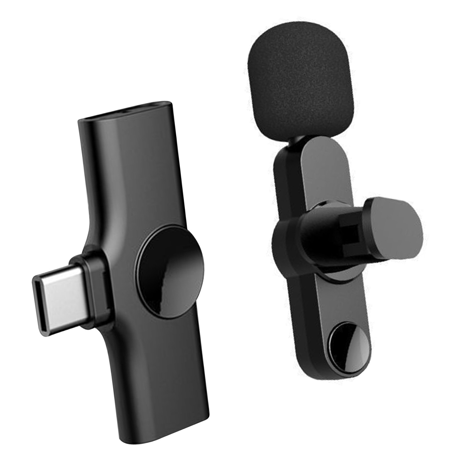 Wireless Microphone Mini Audio With Type-C Receiver For Conference Interview B