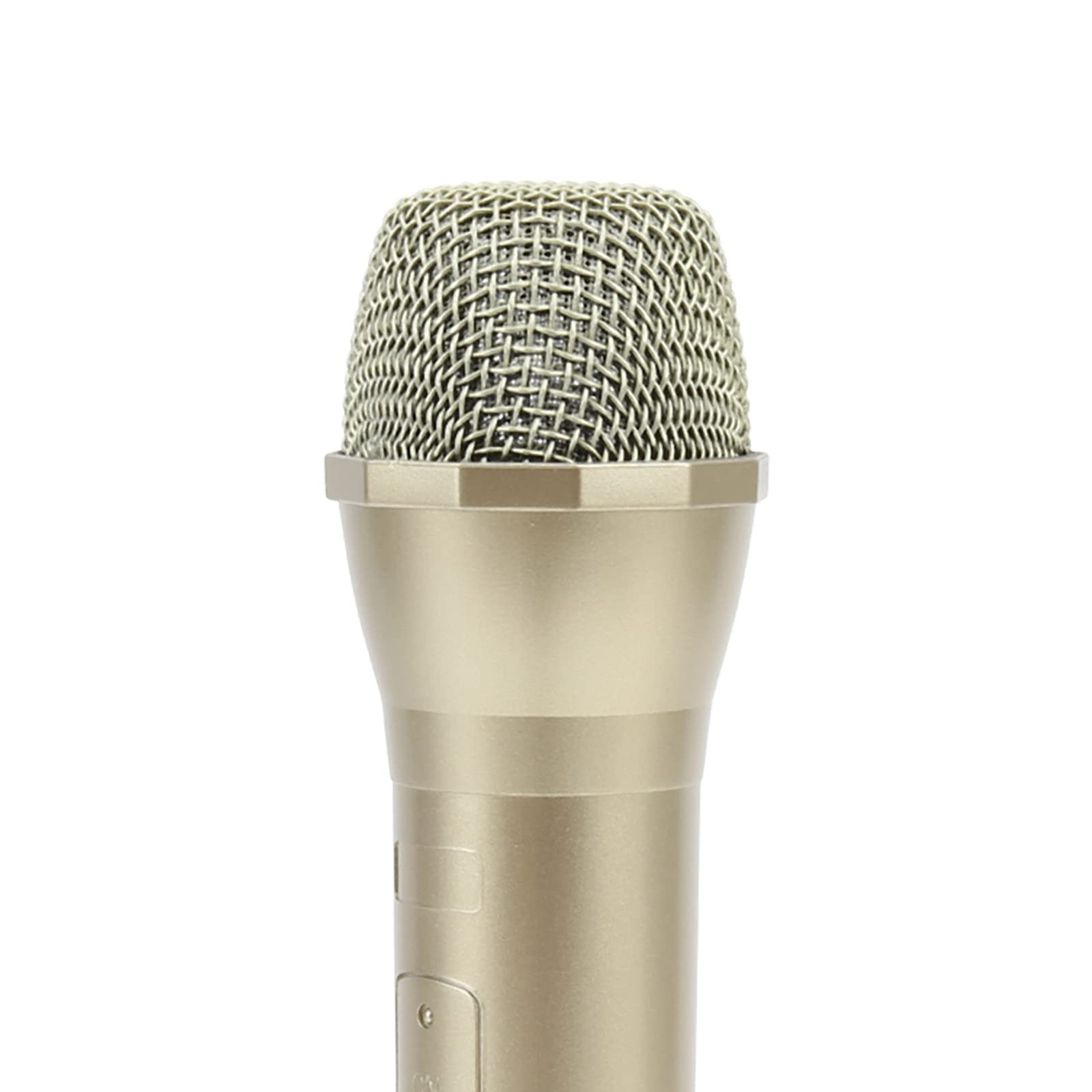 Fake Microphone For Singing Plastic Prop Mic Party Decoration Accessory Gold