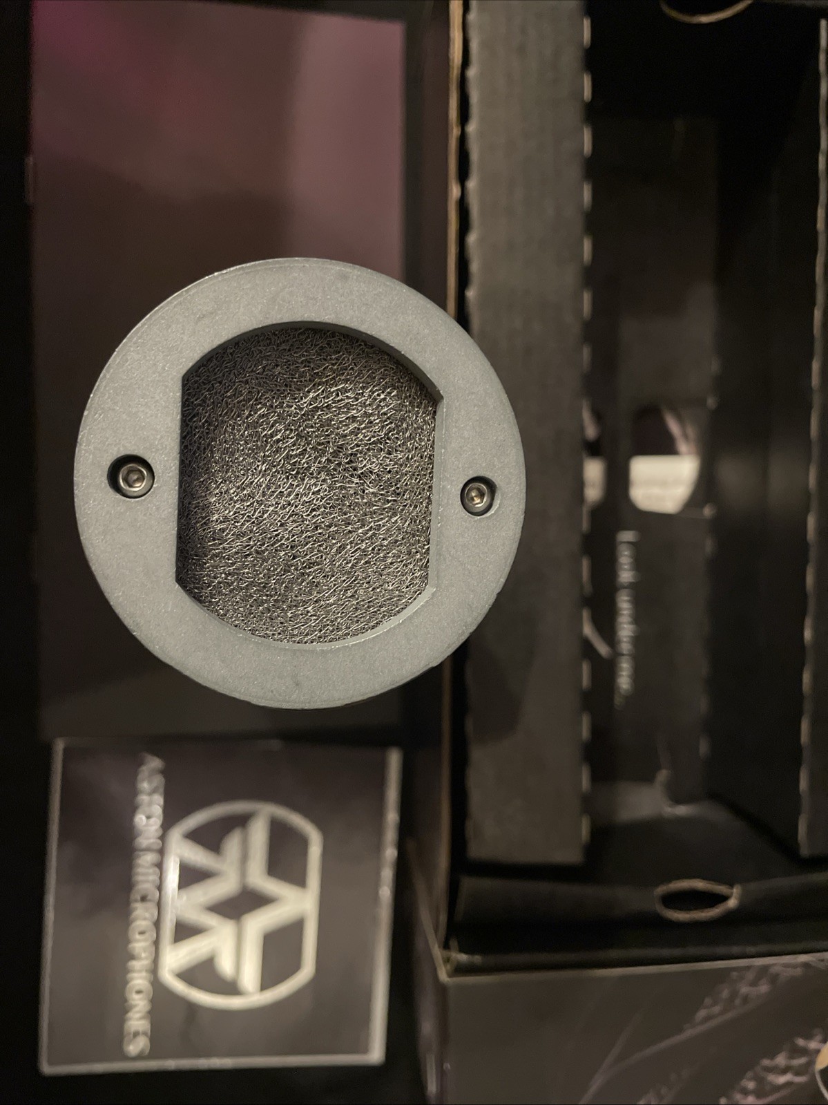 Aston Spirit Large Diaphragm Condenser Microphone, Multi-Pattern, Silver, w/ Box