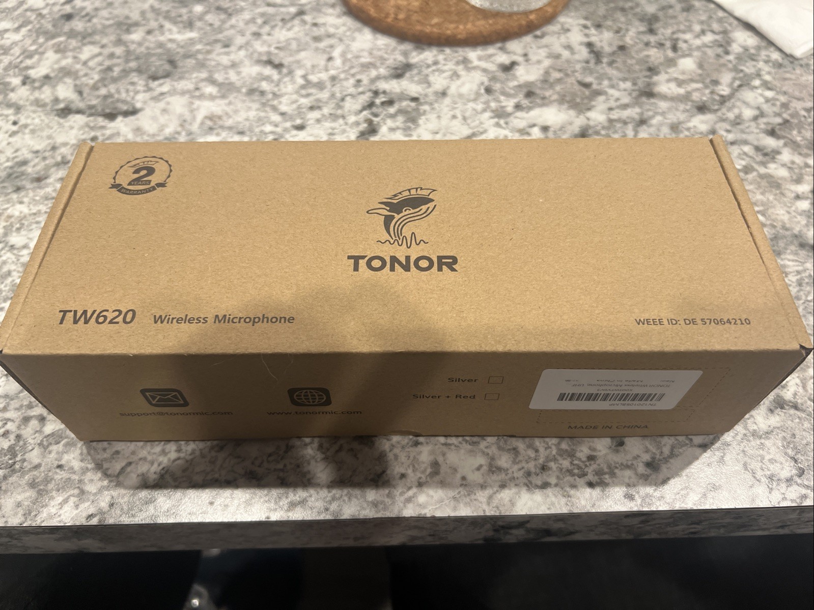 TONOR TW-620 Wireless Microphone UHF Metal Cordless Handheld System