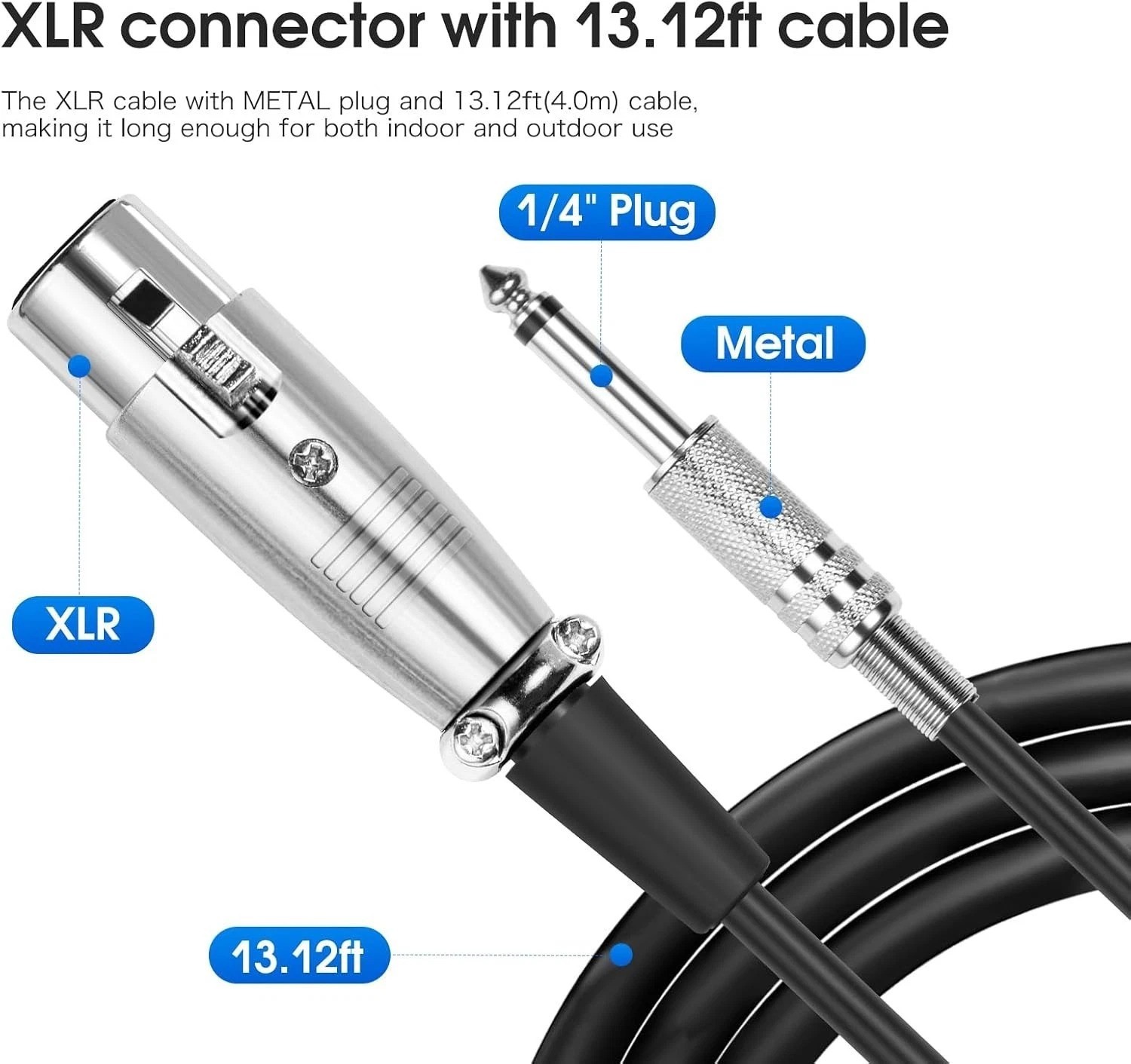 KM88 Handheld Wired Karaoke Microphone, Super Cardioid Dynamic Vocal Mic with…