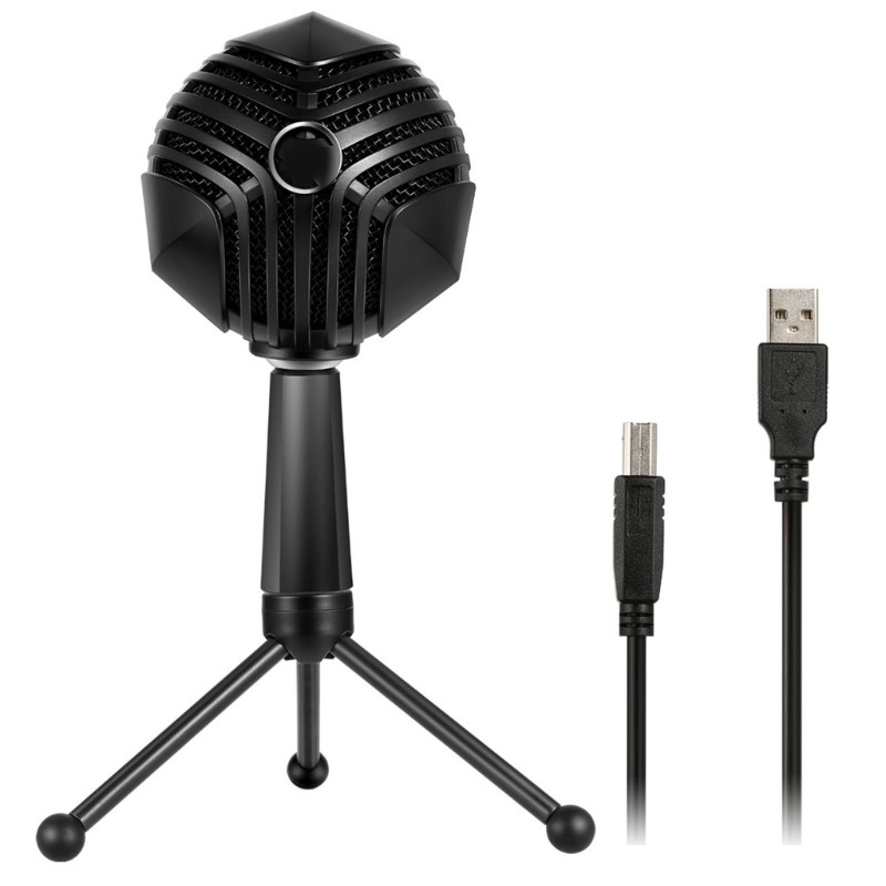 Portable Computer Microphone for Laptop Recording, Meeting, Podcast, Games