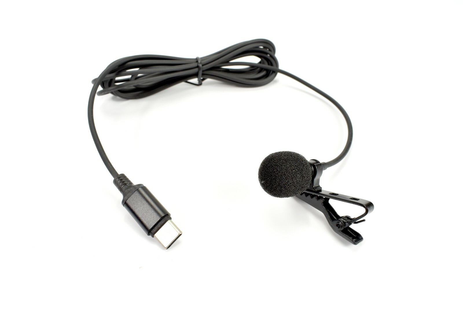 Mini Portable Android Type C USB Microphone Clip Lapel Microphone Video Record