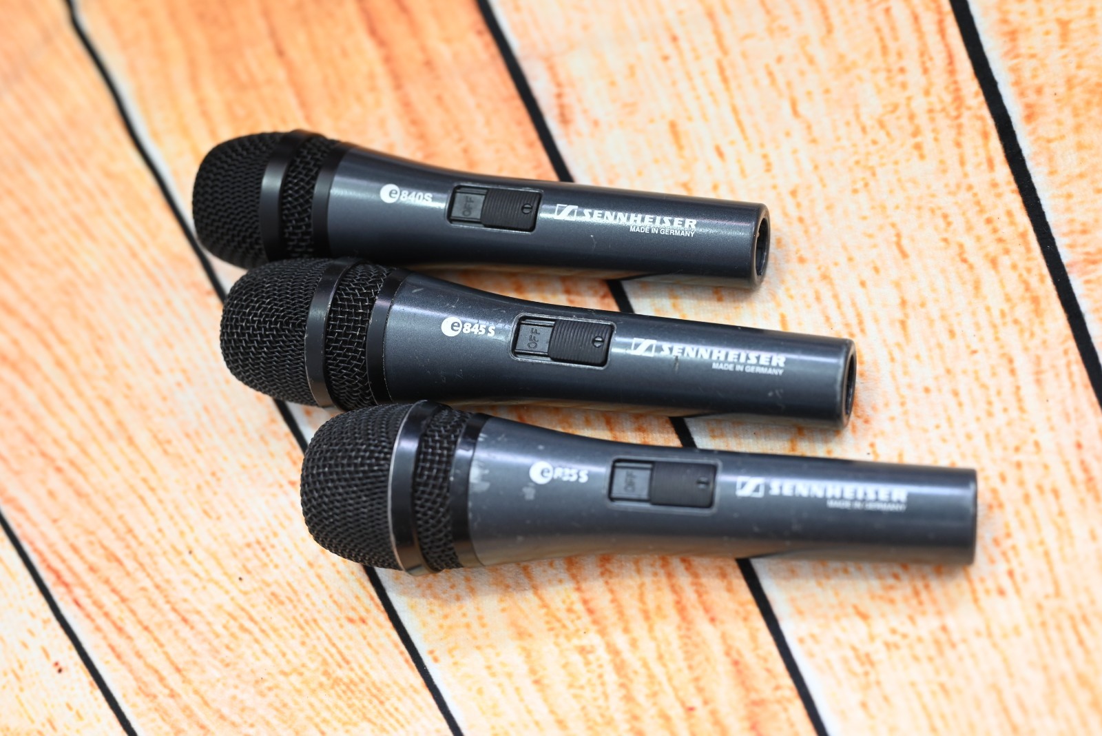 SENNHEISER E 845s & E840s & E835s MICROPHONE 3 PECS