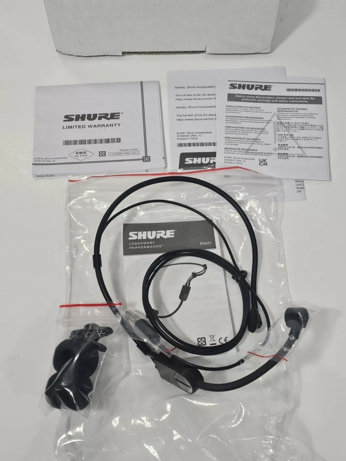Shure PGA31-TQG Headworn Microphone for Shure Wireless