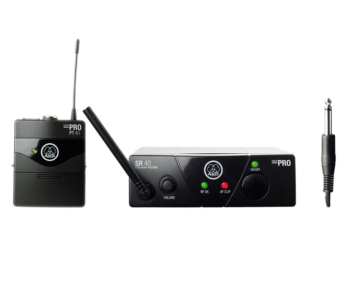 AKG WMS40 Mini Instrumental Set (US25C) Wireless Instrument Bodypack System