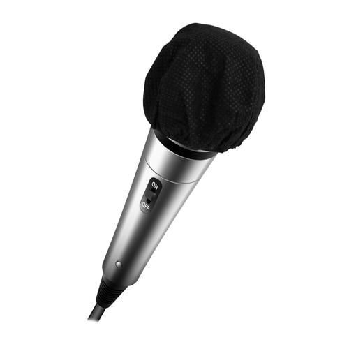 HamiltonBuhl Hygenx Sanitary Disposable Microphone Covers – Black, Box of 100 |
