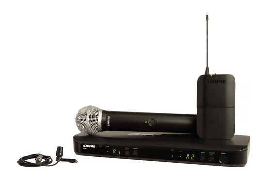Shure BLX1288/CVL-J11 Wireless Combo Microphone System PG58 Handheld CVL Lav