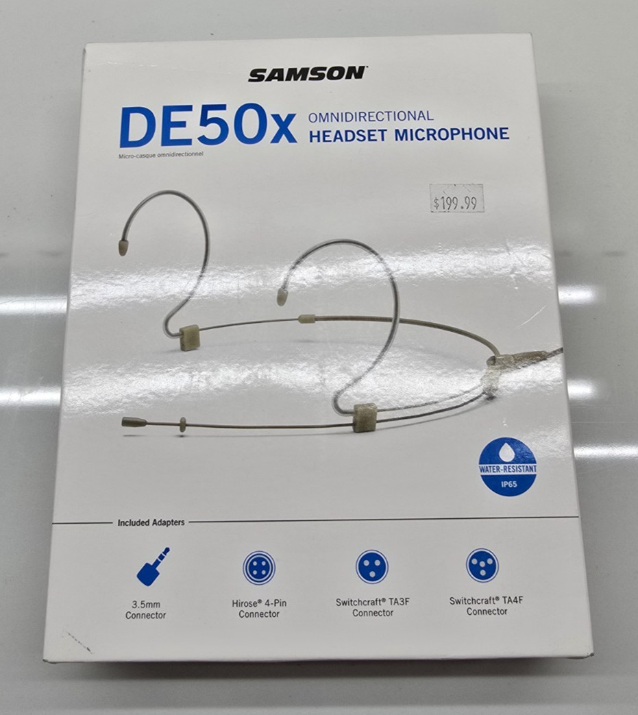 DE50x Professional Omnidirectional Headset Microphone Tan