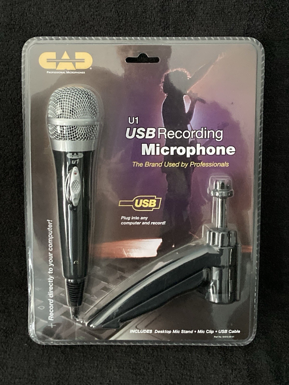 CAD U1 USB Recording Microphone For Music Or Podcast Windows/MAC NEW SEALED