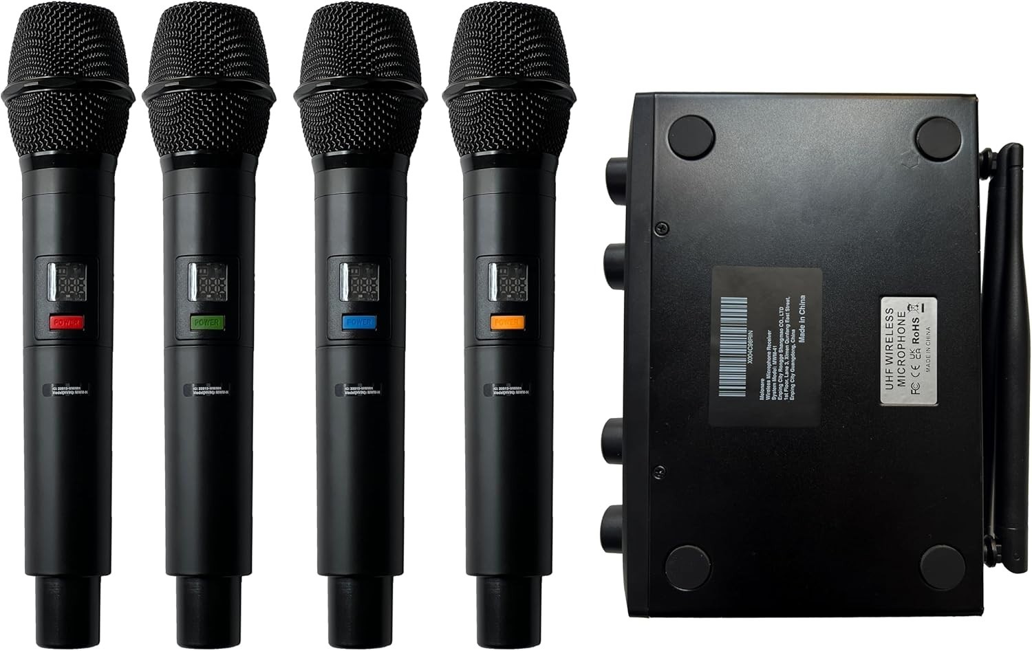 UHF Wireless Microphone System – 200ft Range for DJs & Singers