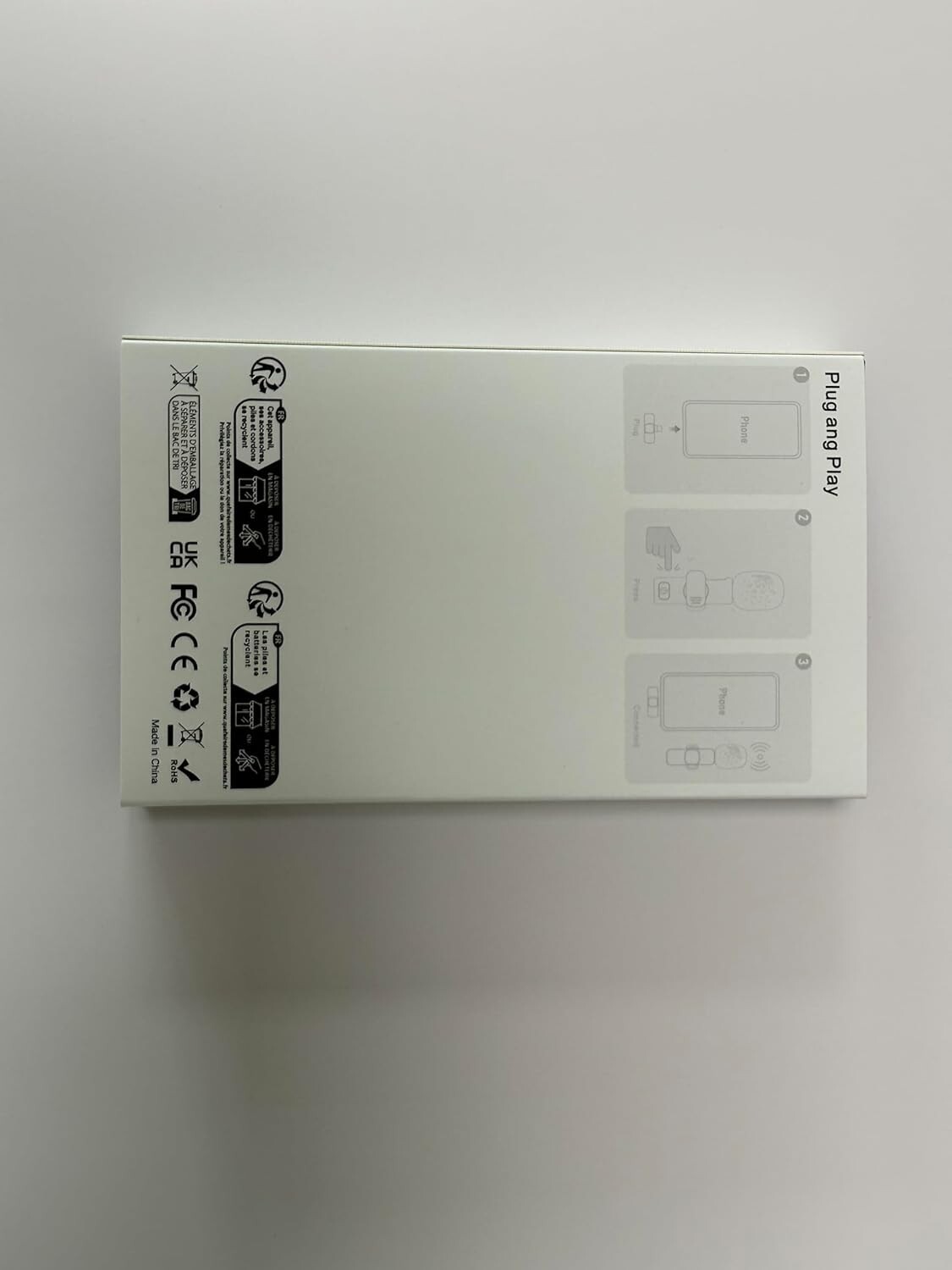 Micrófono solapa inalámbrico para iPhone/teléfono Android/computadora portátil