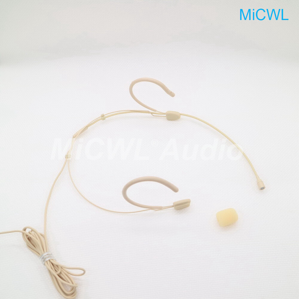 Beige SL HeadMic 1 Headset Microphone For Sennheiser XS G2 G3 G4 Wireless System