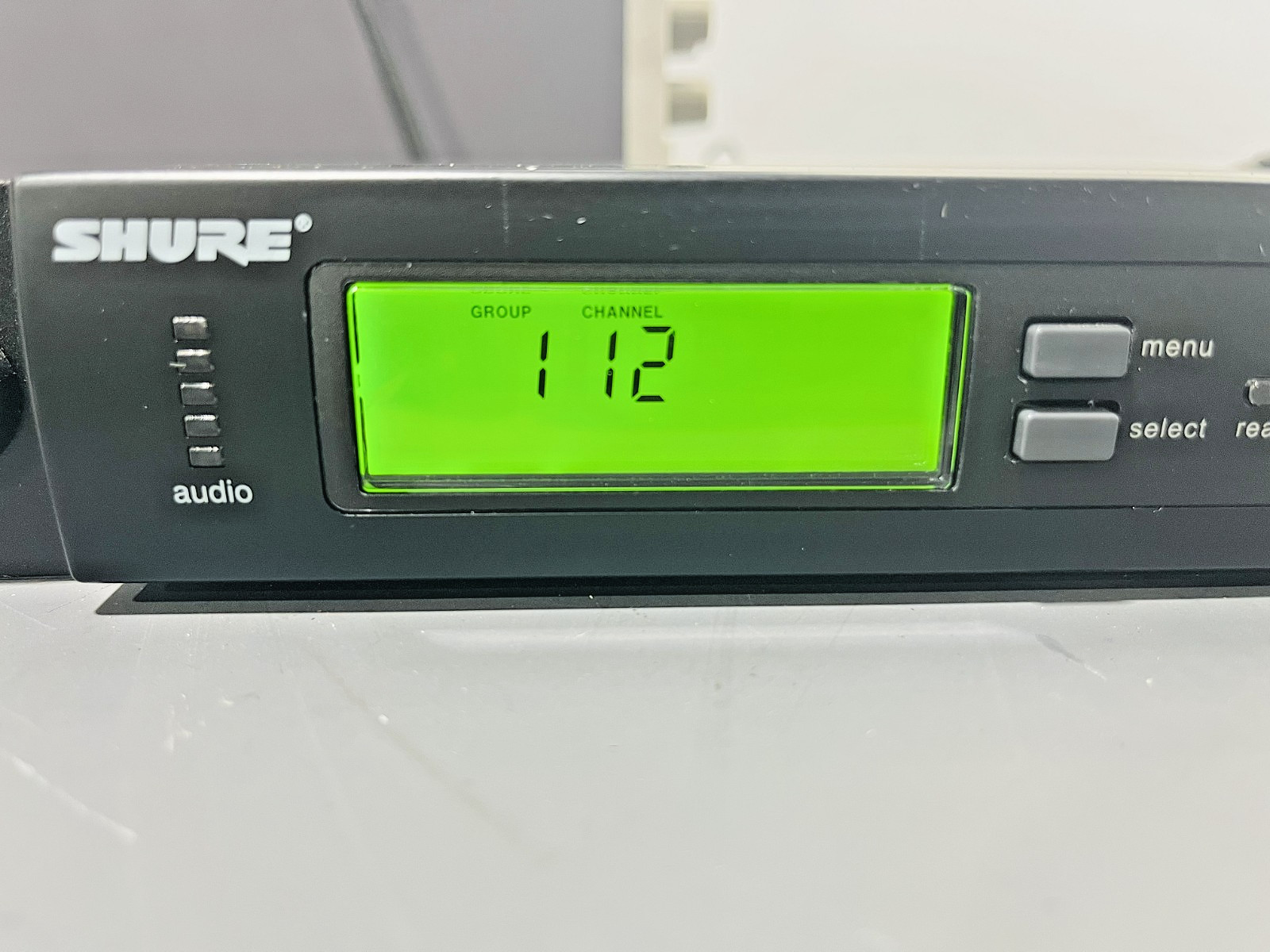 Shure SLX4 G5 494–518MHz UHF Wireless Mic Receiver (Pair) Power Tested