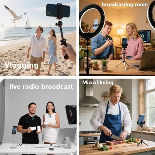 Wireless Lavalier Microphone for Iphone – Ipad, Android Phone Computer