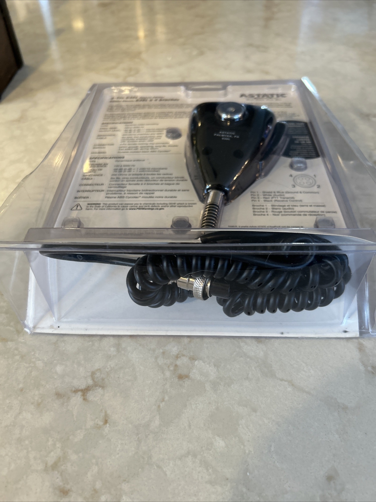 ASTATIC 636L CLASSIC CB Ham Radio Microphone 4 Pin mic NEW SEALED PACKAGE READ!
