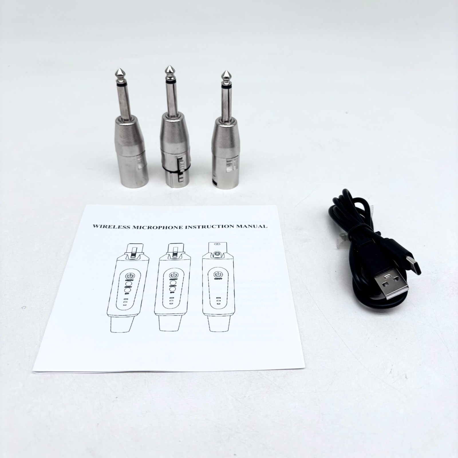 Wireless XLR 2.4GHz Microphone Transmitter and Receiver System