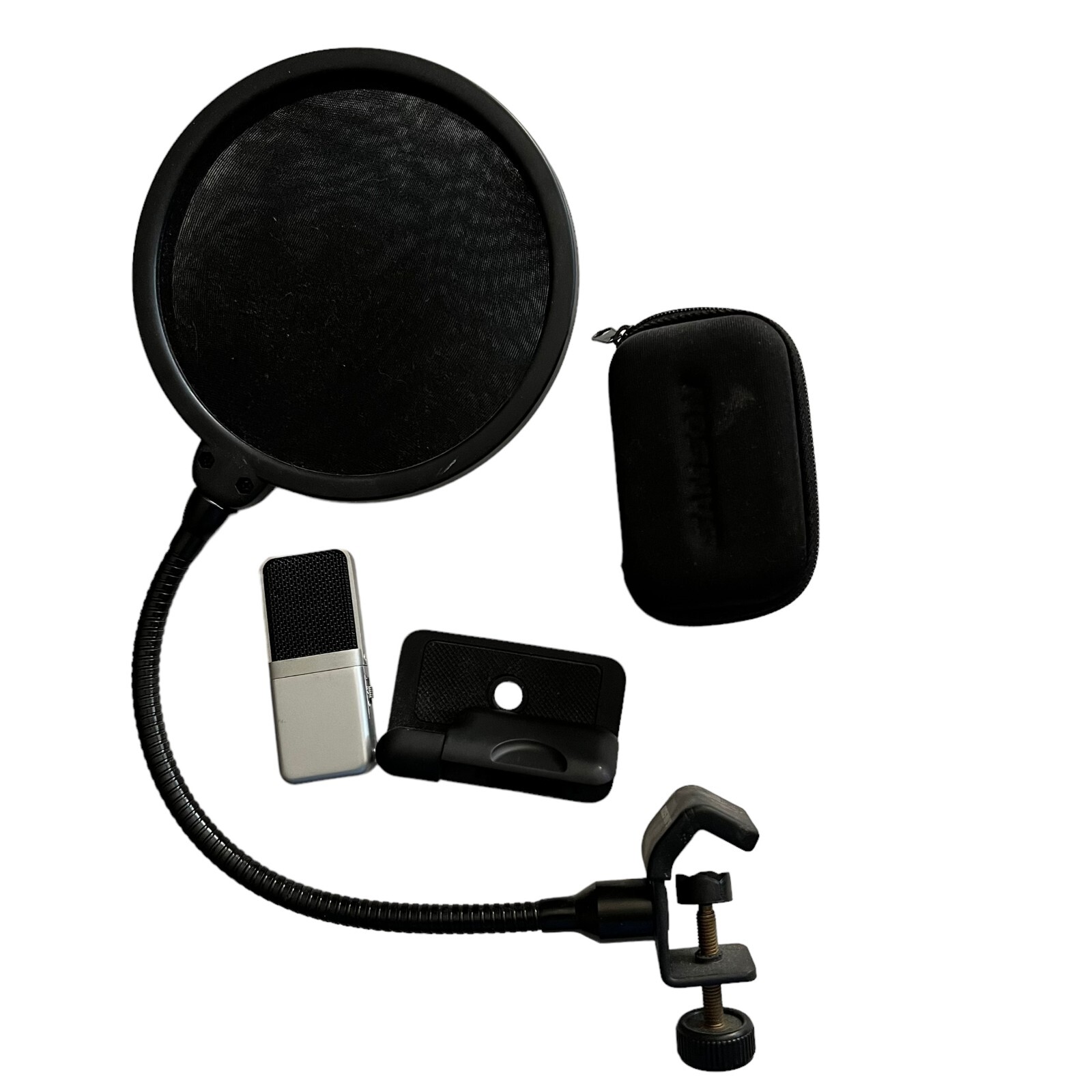 Samson Go Mic Portable USB Condenser Microphone Bundle with Pop Filter
