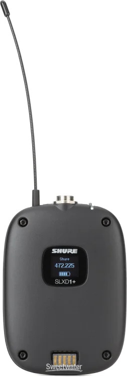 Shure SLXD14D+ Dual Wireless Bodypack System – G57 Band