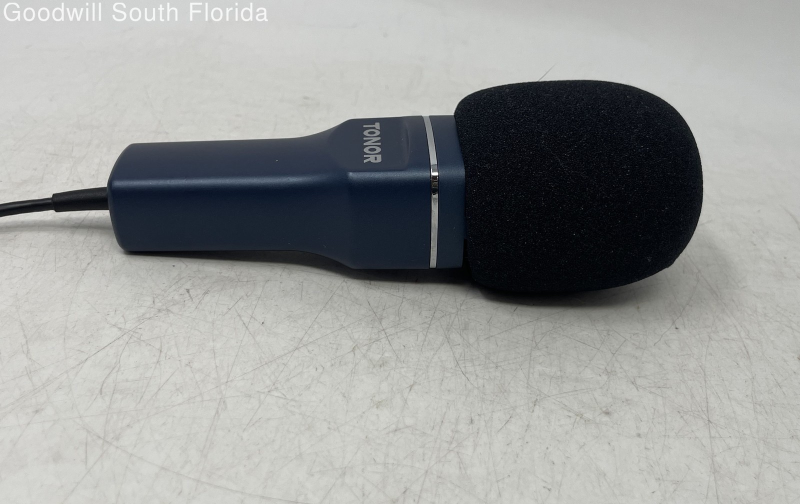 Tonor Blue Black Wired Portable Handheld Condenser Microphone Not Tested