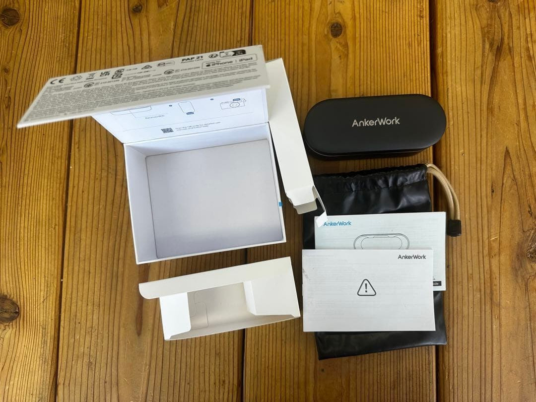 AnkerWork M650 Wireless Microphone System Black 2TX+1RX Used