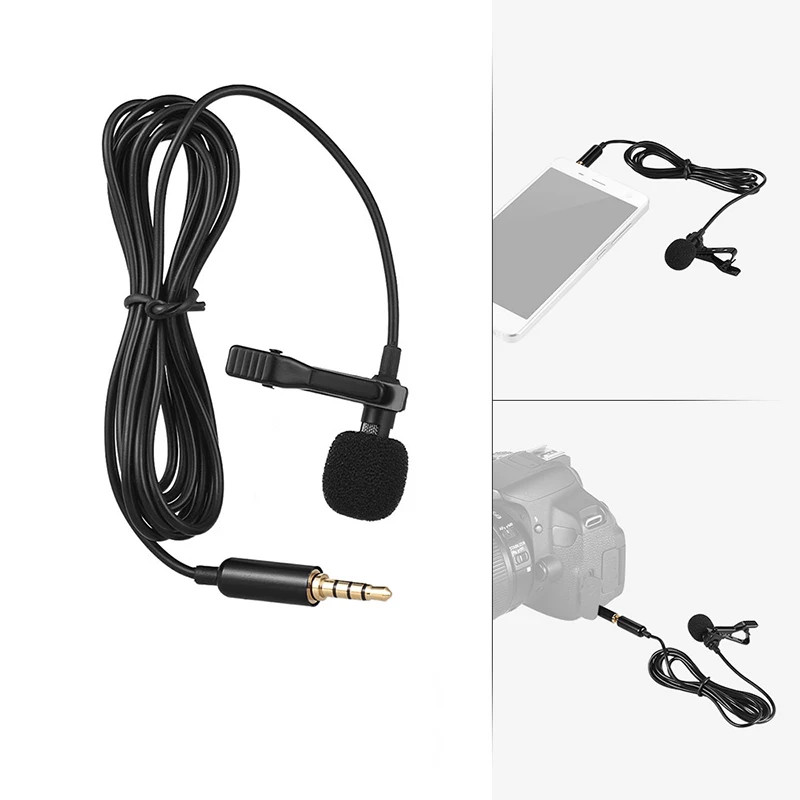 3.5Mm Wired Microfon Mini Microphone Condenser USB Type C Lavalier Clip Professi