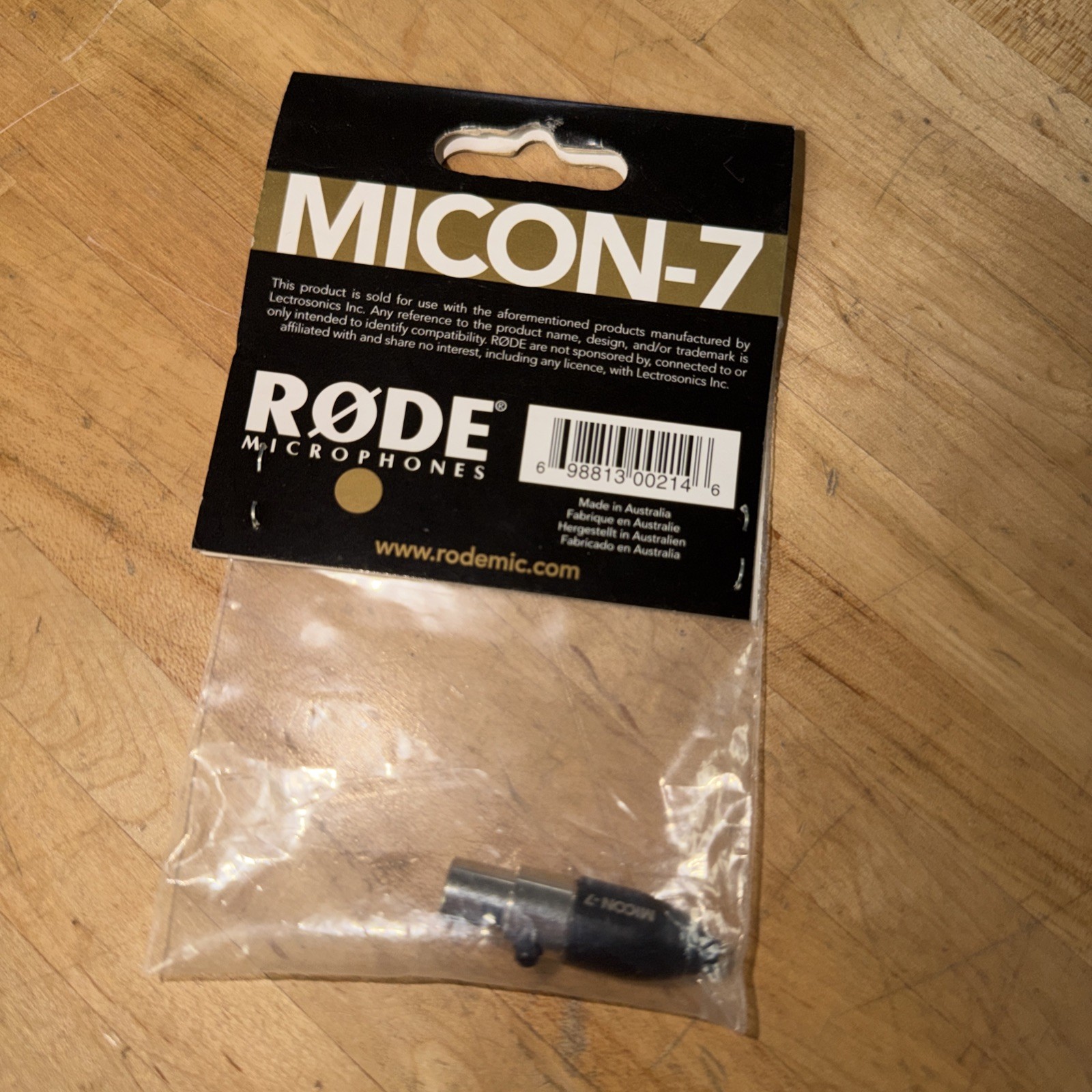 Rode MiCon 7 Adaptor for rode HS1, Pinmic & Lavalier