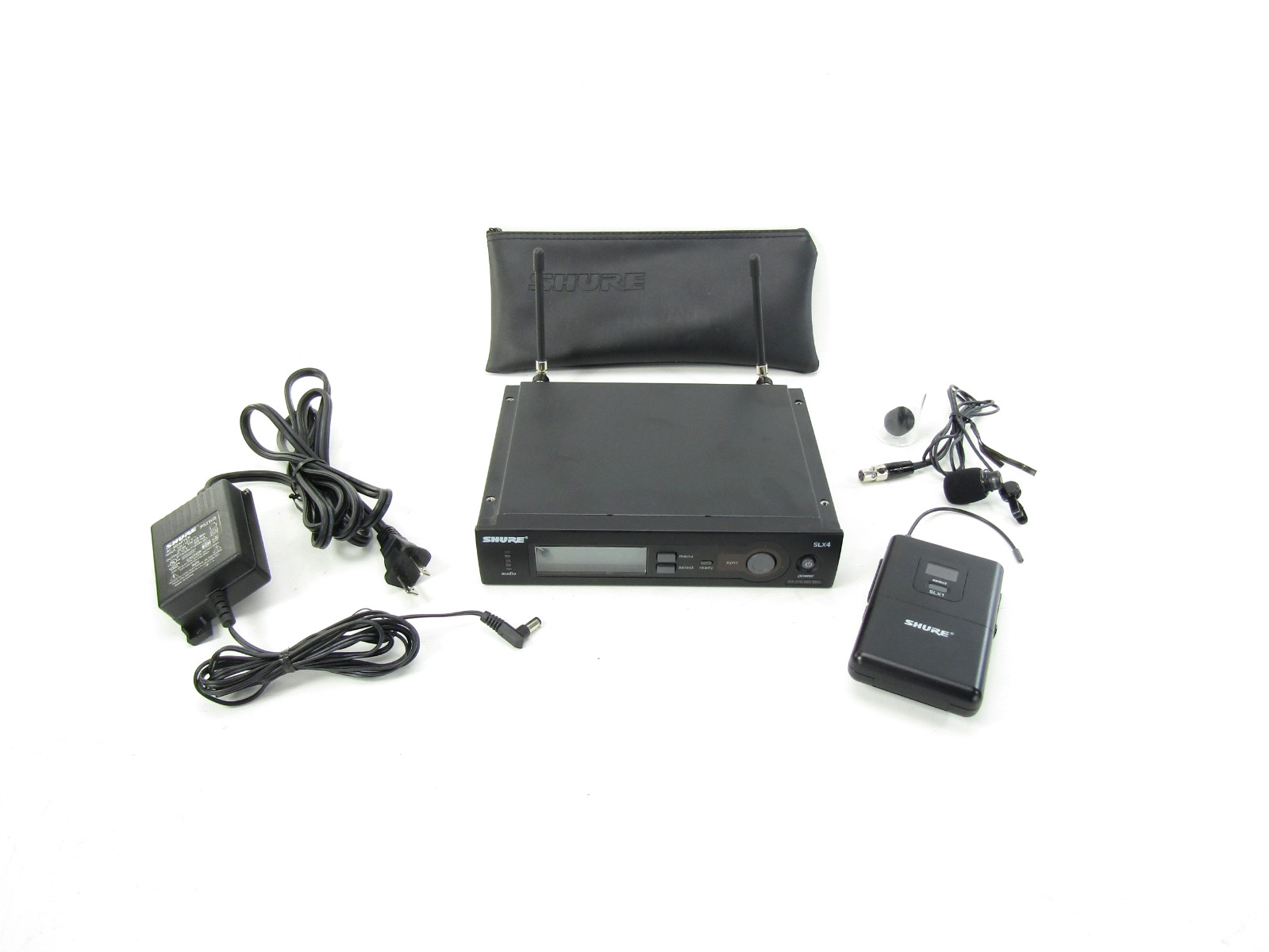 Shure SLX4 Wireless Receiver, SLX1 Bodypack & 185 Mic – Freq.: G4 470-494 MHz