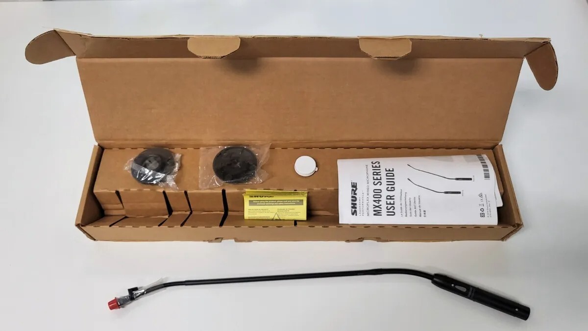 Shure MX418/C Gooseneck Microphone 18″ NEW Open Box