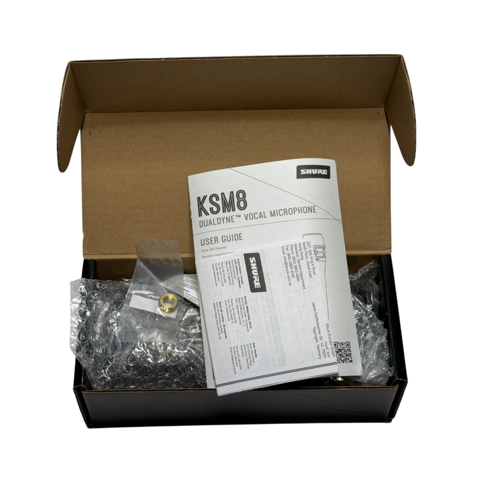 Shure KSM8 Dualdyne Dynamic Vocal Microphone Dual Diaphragm Cardioid Nickel