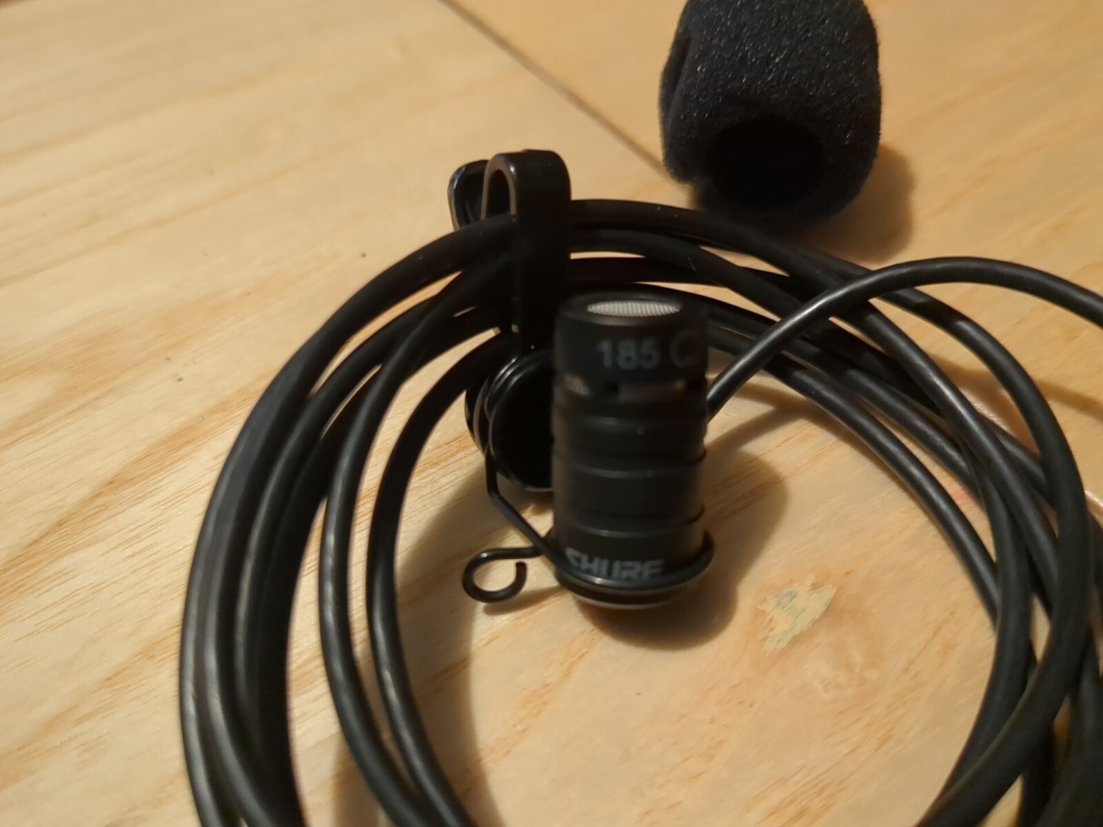 Shure MX185 Cardioid Wired Condenser Lavalier Microphone – SKU#1317649