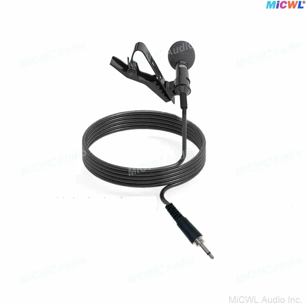 Tie Clip-On Lavalier Condenser Microphone For MiPro ACT Series Transmitter 4Pin