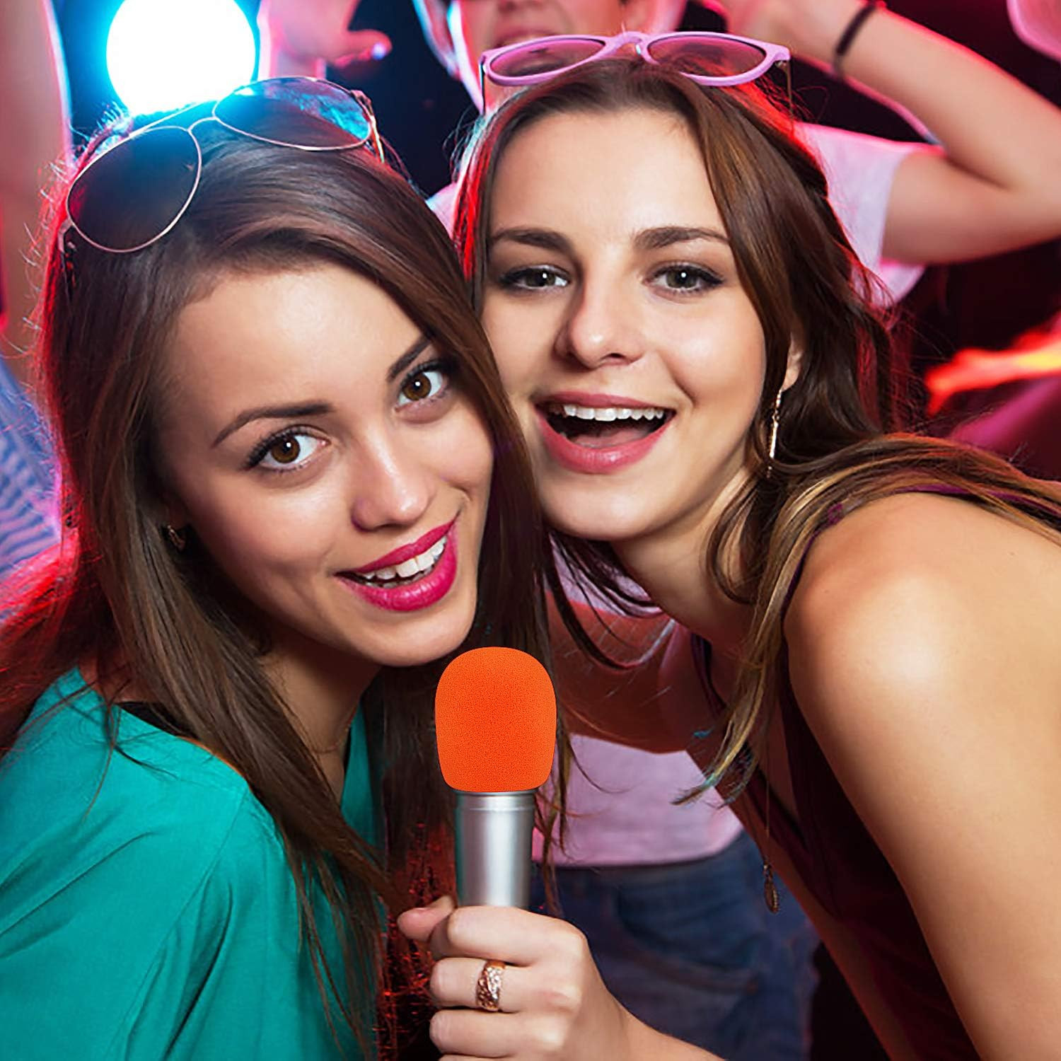 Augshy Microphone Covers Foam,20 Pack Thick Handheld Stage Microphone