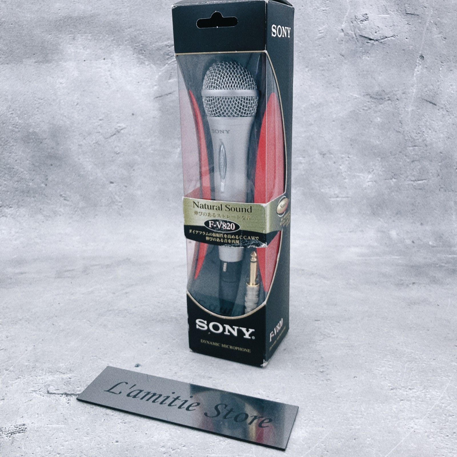 SONY F-V820 Dynamic Vocal Microphone FV820 High-fidelity Design Natural Sound JP