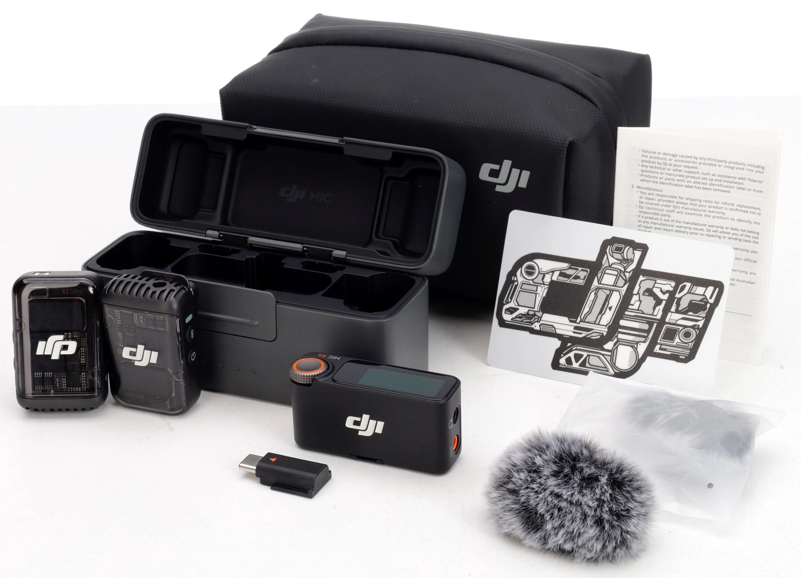 DJI Mic 2 Dual Wireless Transmission System TXM/1 RCV/Charging Case