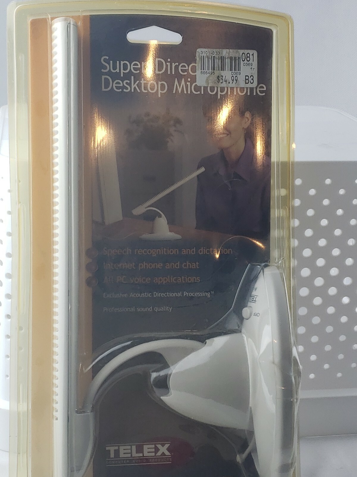 Telex Computer Microphone M-60 – Computer Audio Mini plug New
