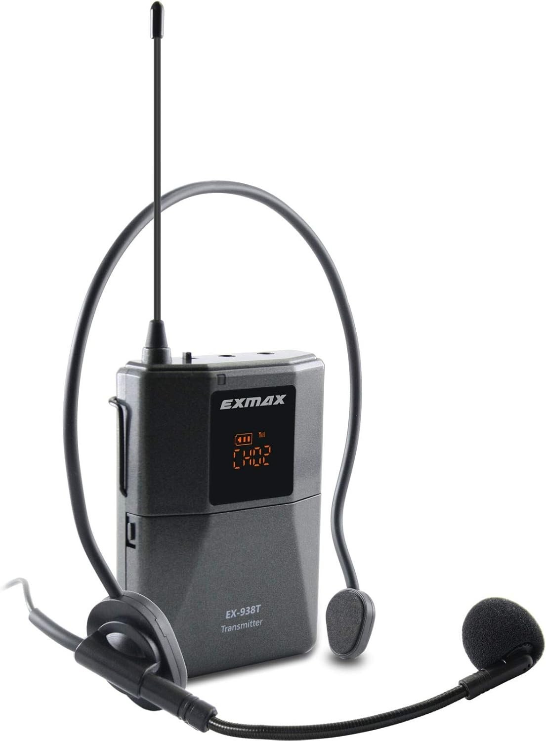 EXMAX EX-938 Wireless Microphone Guide System for Church Translation(UHF-938-1T)