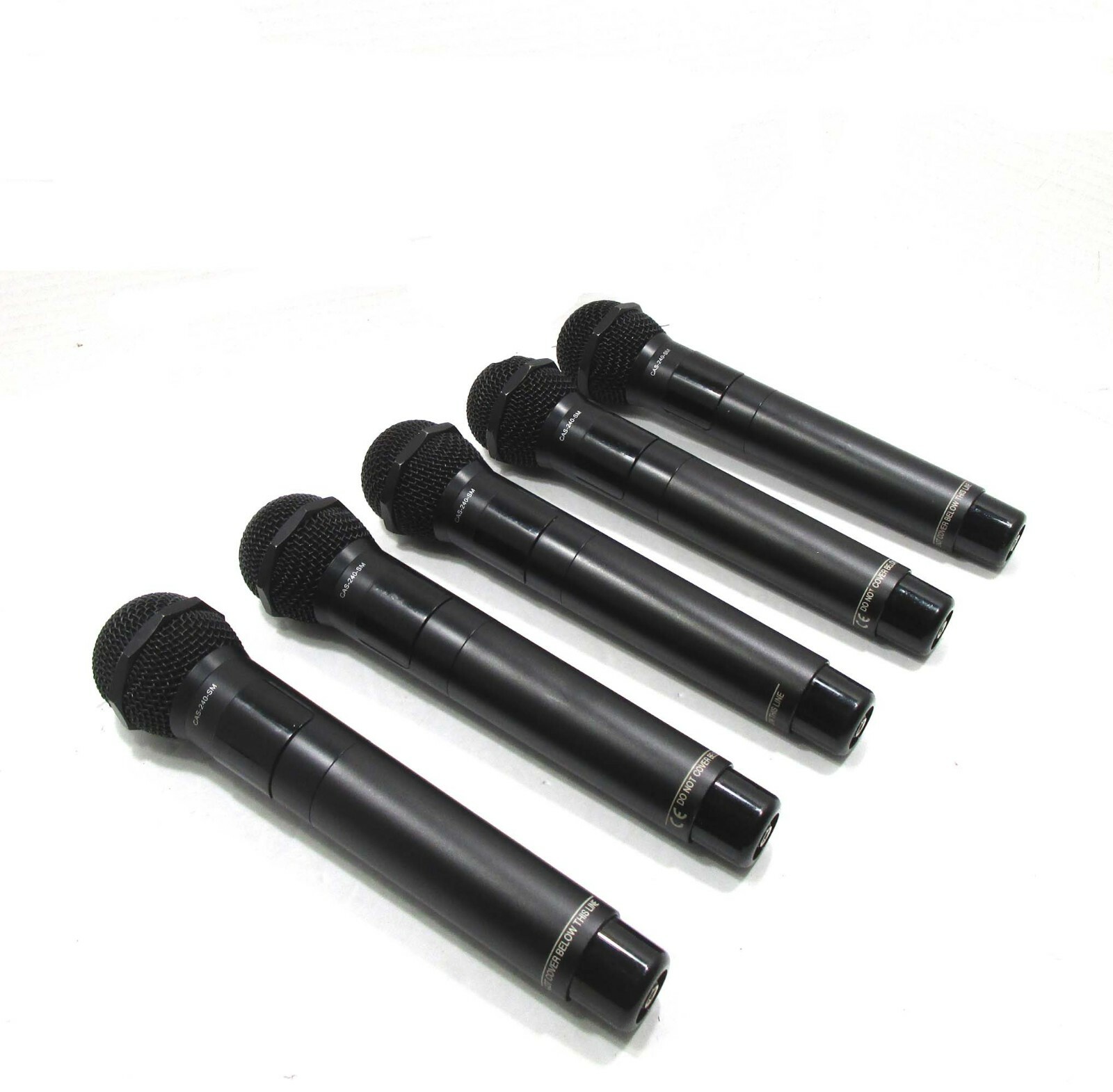 Lot of 5 SMART Technologies CAS-240-SM Handheld Microphone for Audio 240 System