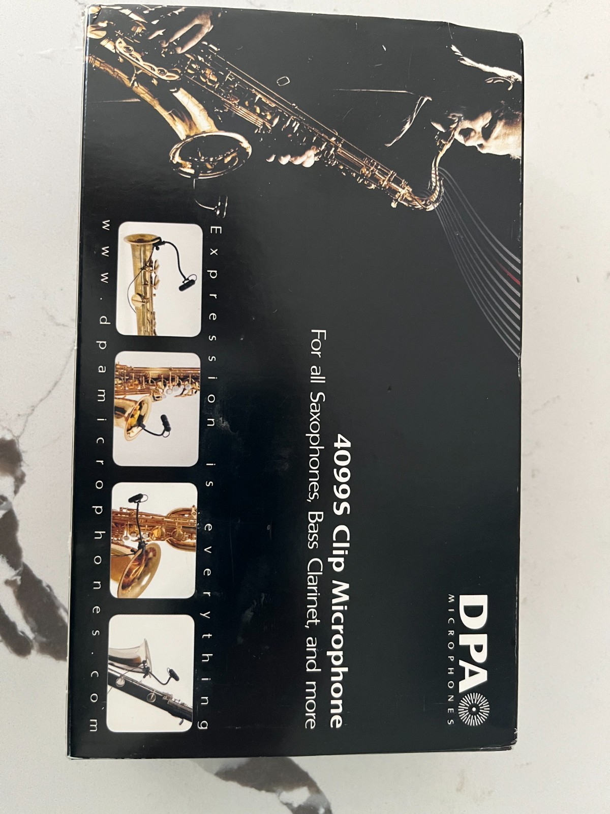 DPA 4099 CORE+ Instrument Microphone with Saxophone Mounting Clip (Loud SPL)