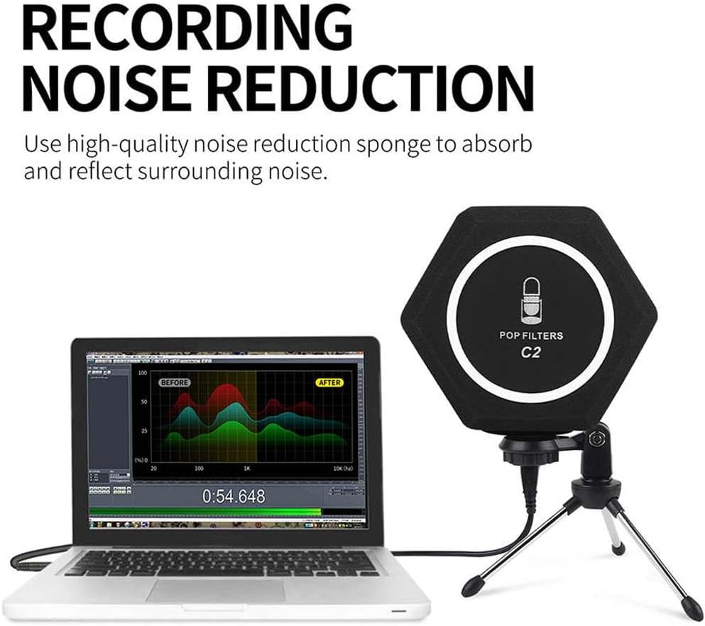 Professional Microphone Isolation Ball Shield – Superior Noise Cancellation with