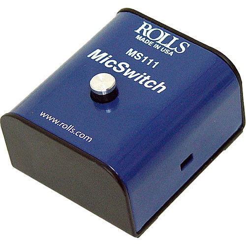 Rolls MS111 Mic Switch – Latching or Momentary Microphone Mute Switch
