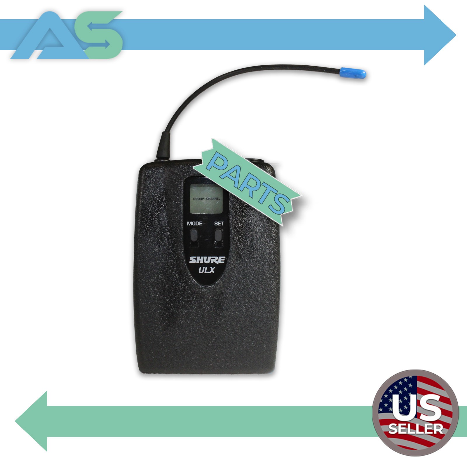 Shure ULX1 G3 Wireless Bodypack Transmitter G3 Band 470-506 MHz TA4F | Black