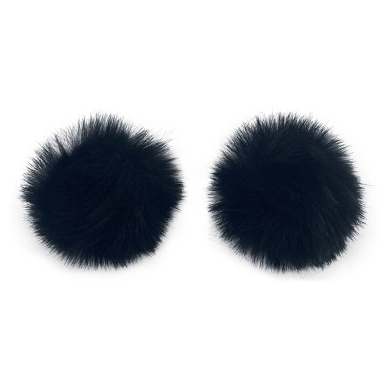 Lavalier Microphone Furry Windscreen Furs Windshield Wind Muff for MIC