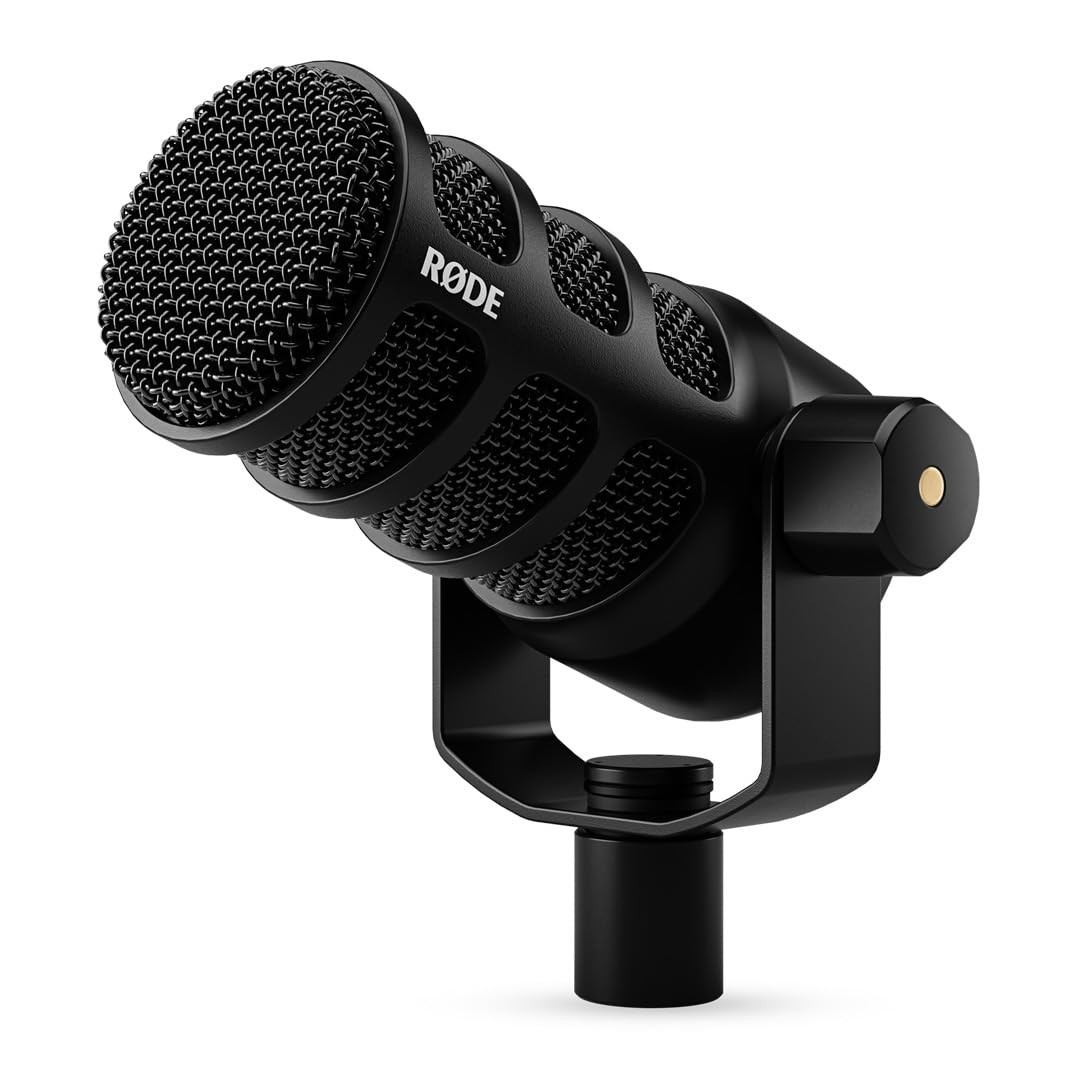 RØDE PodMic USB Versatile Dynamic Broadcast Microphone With XLR and USB Conne…