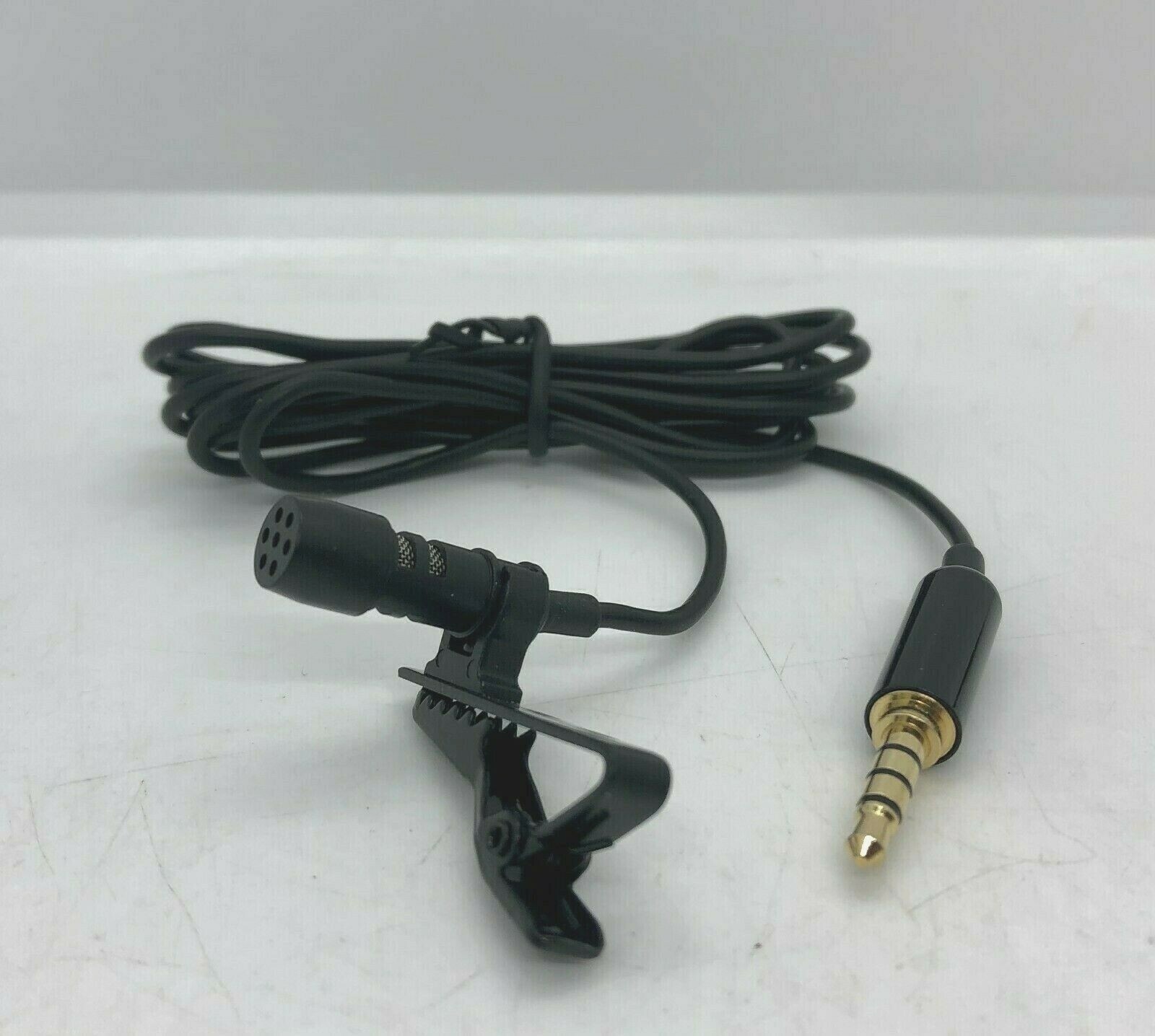 Lavalier Microphone w/ Clip-On Lapel Pin & Auxiliary Jack Adapter FREE SHIP c