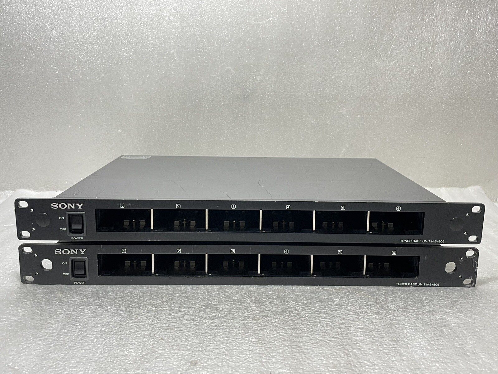 Lot of 2 Sony MB-806A UHF Synthesized Tuner Base Unit Only – No Module