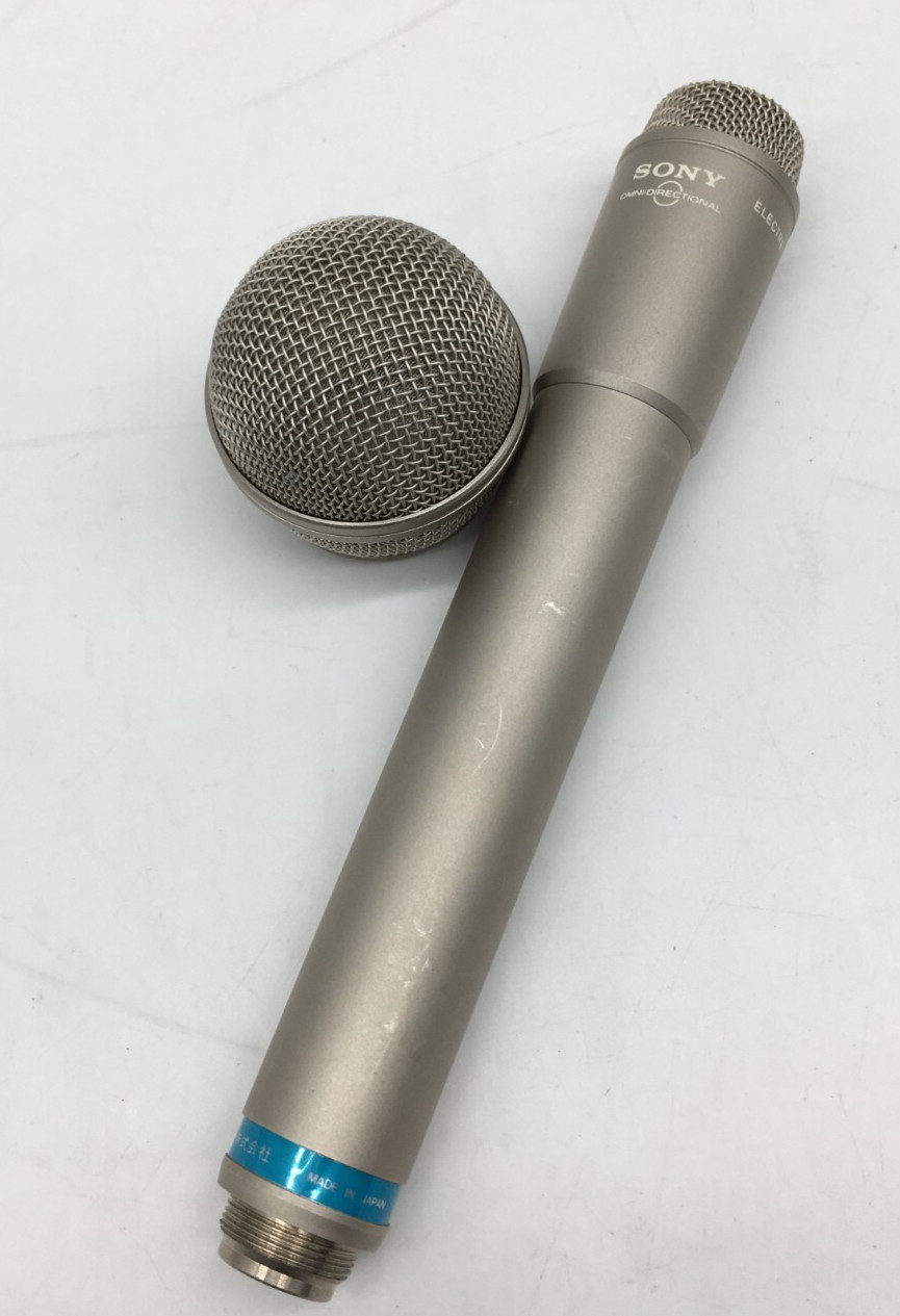 Sony ECM-170 Electret Condenser Microphones Pair Tested w/ Boxes & Manuals