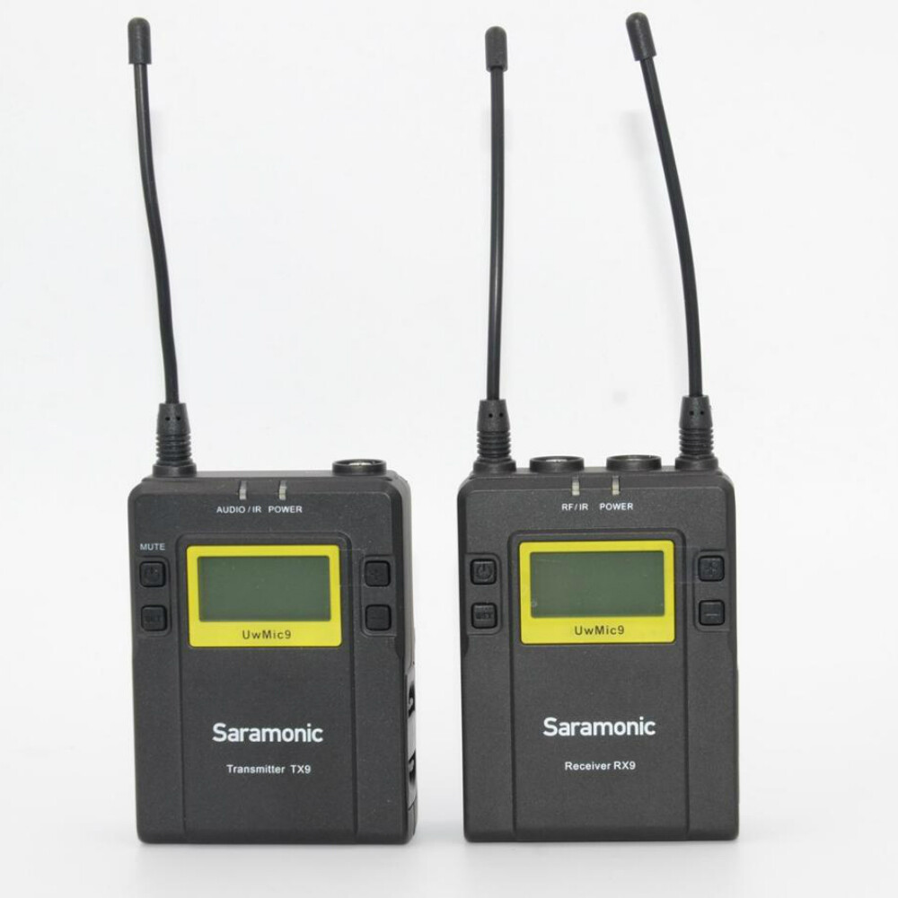 Saramonic UwMic9 (RX9+TX9) Broadcast UHF Wireless Lavalier Microphone System